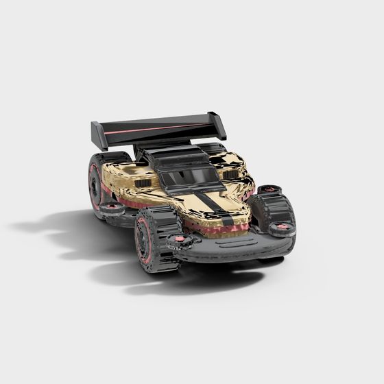 Stylish Low-Poly Sports Car 3D model