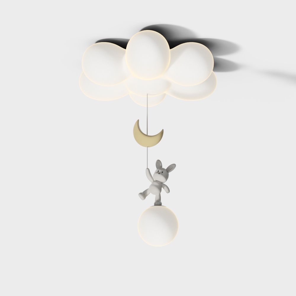 Lampada da Soffitto Nuvole per Bambini Moderna
