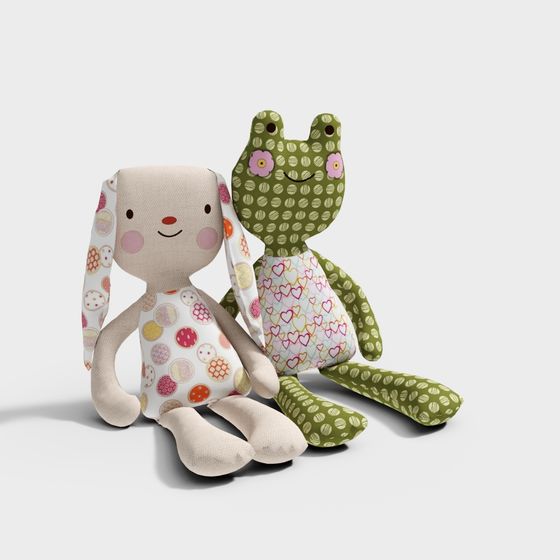 Adorable Soft Toy 3D Model for Creative Projects