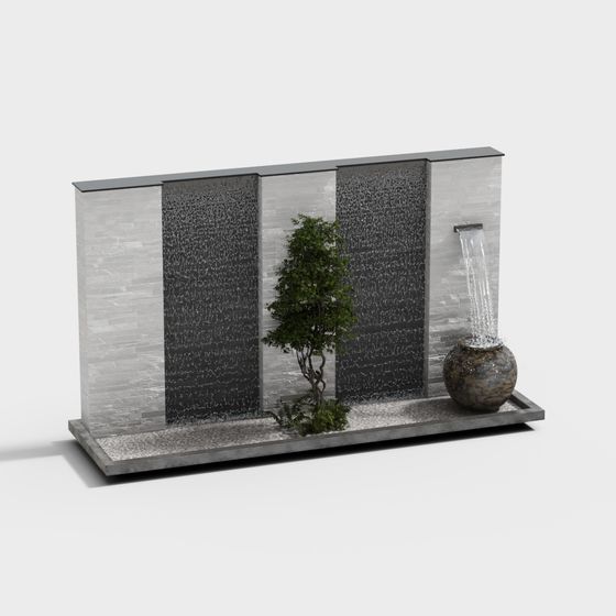 Tranquil Low-Poly Nature-Inspired 3D Model