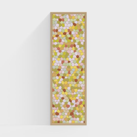 Colorful Puzzle Frame 3D model