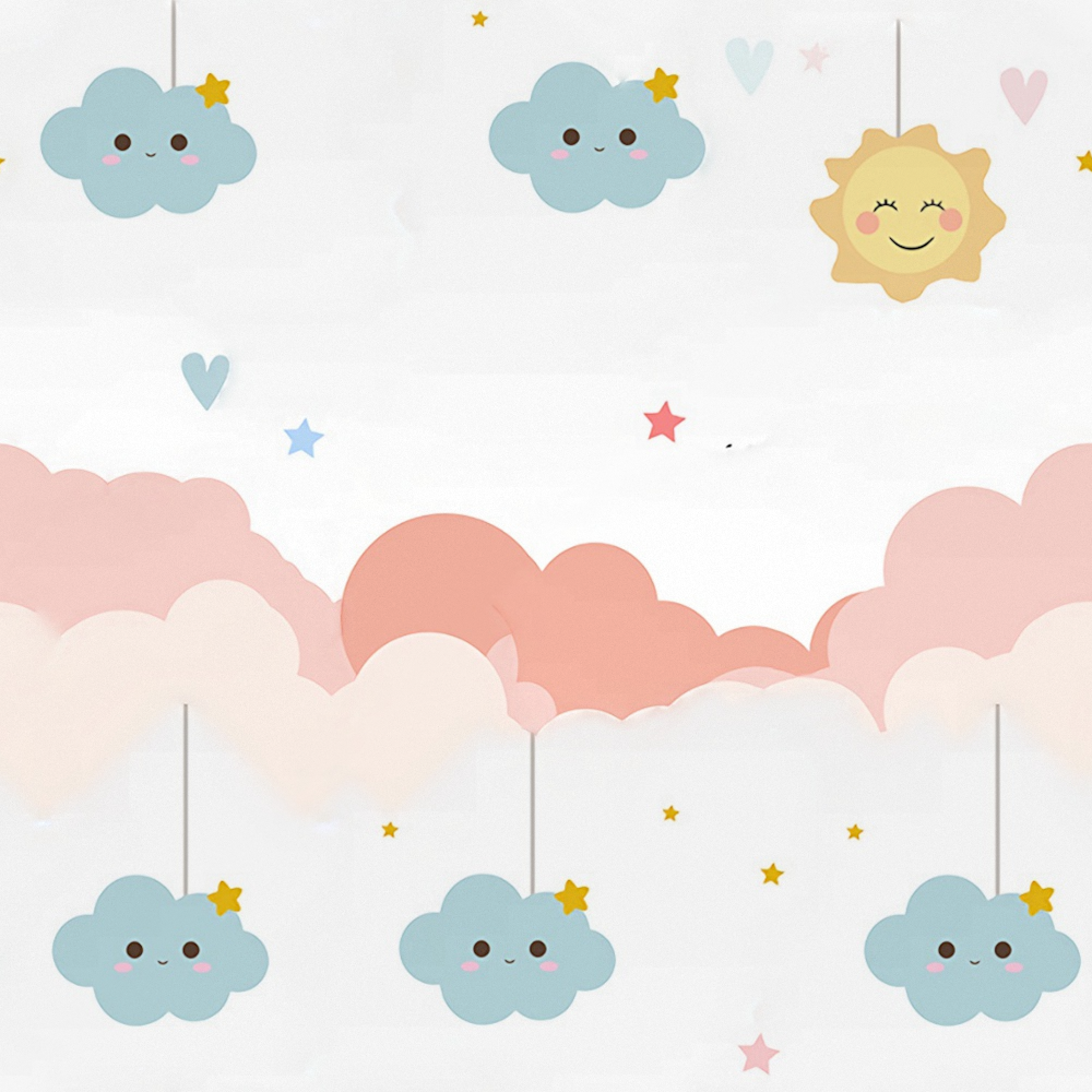 Modern Children's Wallpaper 1000*1000