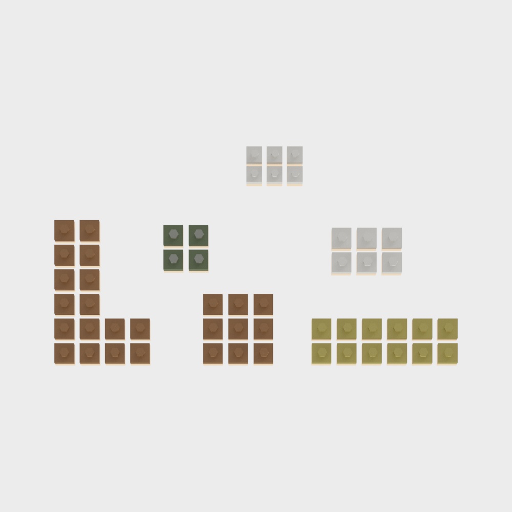 Brick Set 3D Model Design for Creative Projects