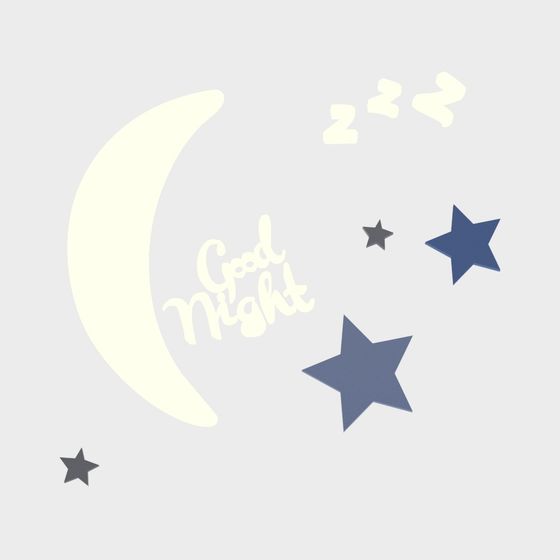 Charming Crescent Moon and Star 3D model for Creative Spaces