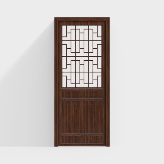 Geometric Elegance Door 3D model