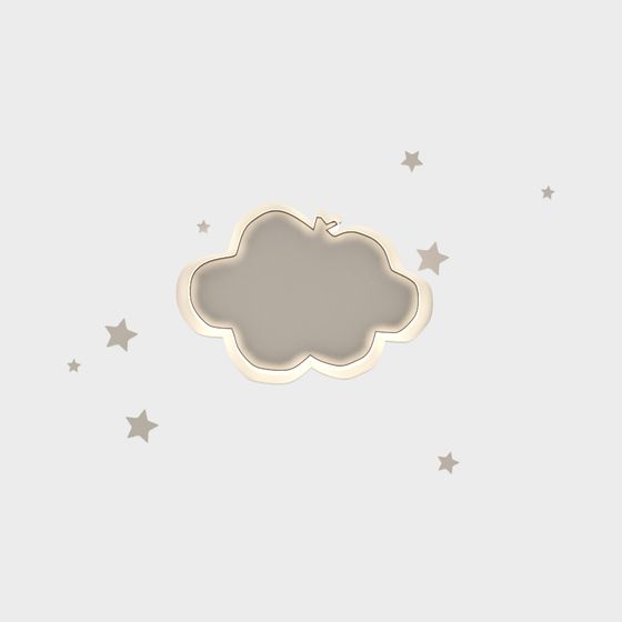 Gray Modern Children's Decorative Wall Lamp
