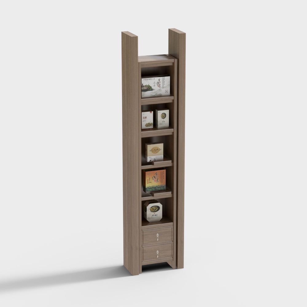 伝統医学クリニックハーブ薬局ディスプレイキャビネット