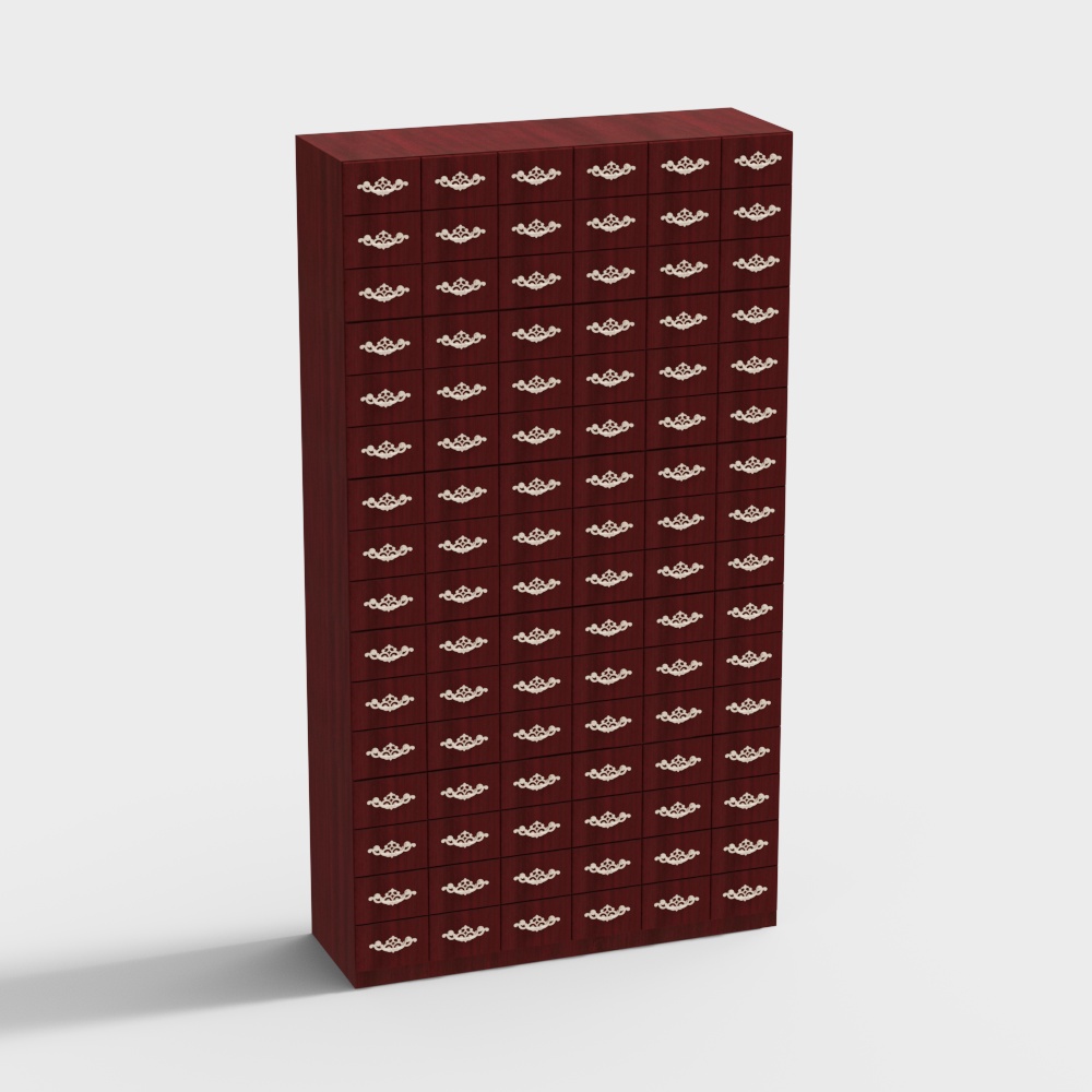 中醫診所草藥櫃風格二