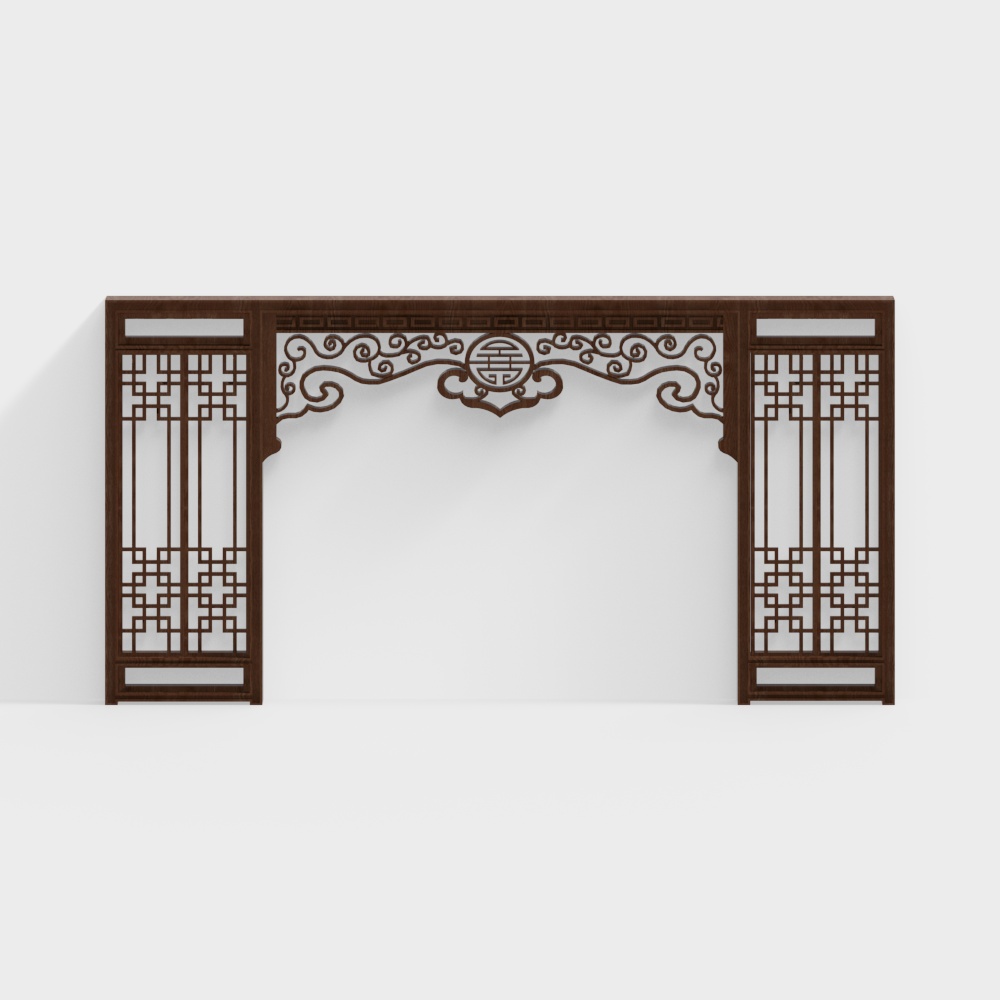 Traditionelle Chinesische Medizin Apotheke Chinesischer Stil Gittertrennwand