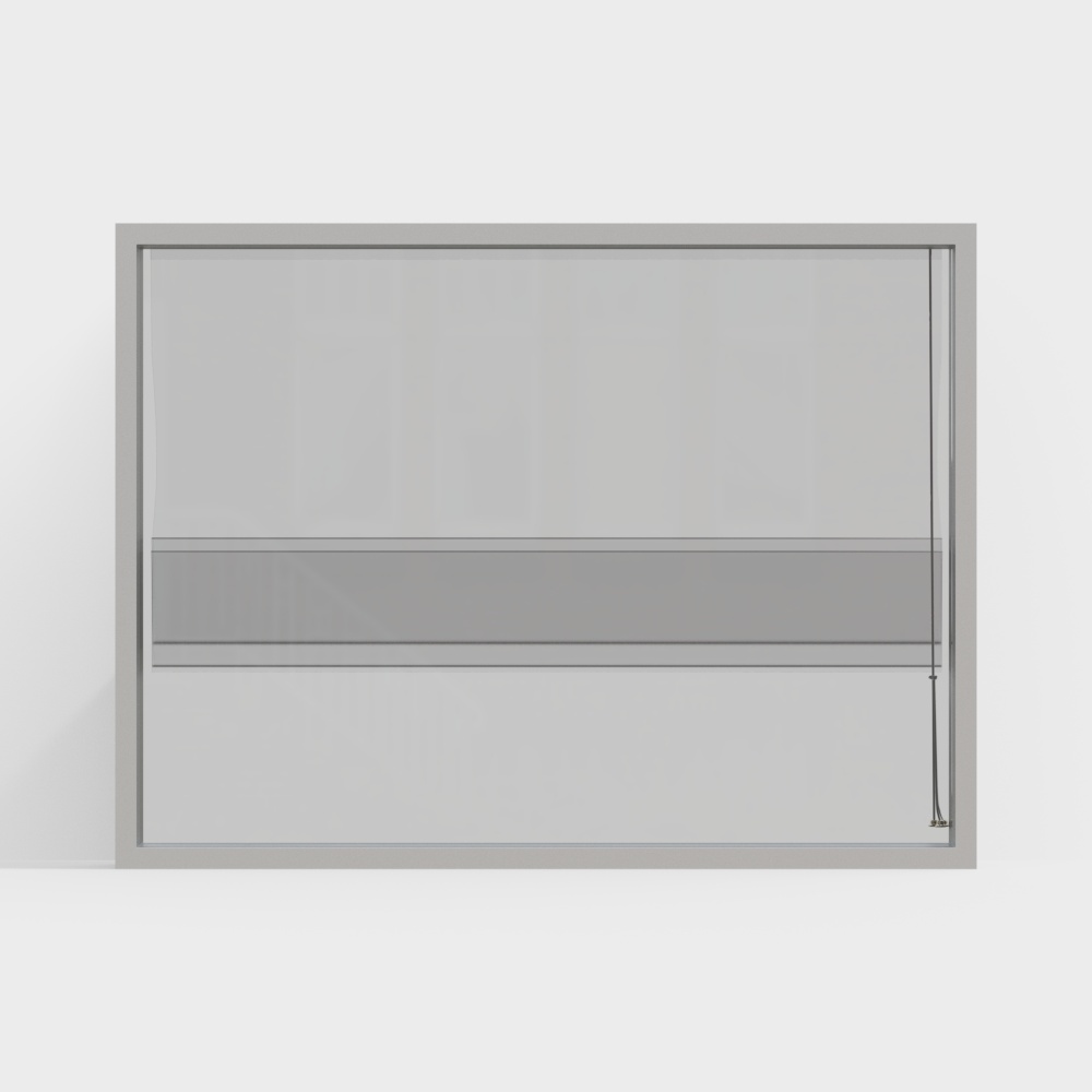 Fenêtre de service de radiologie - salle d'imagerie hospitalière moderne