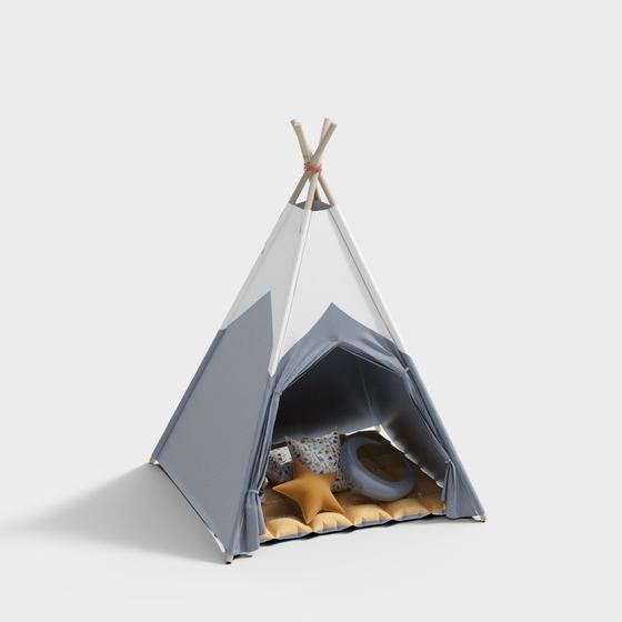 Cozy Kids Teepee 3D model