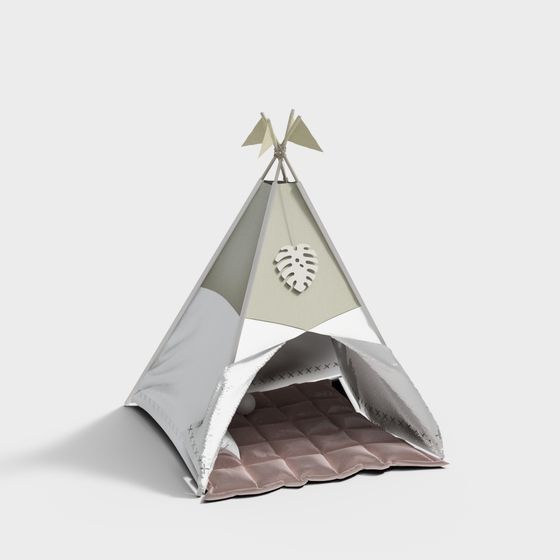 Teepee Tent 3D Model - Playful and Creative Design