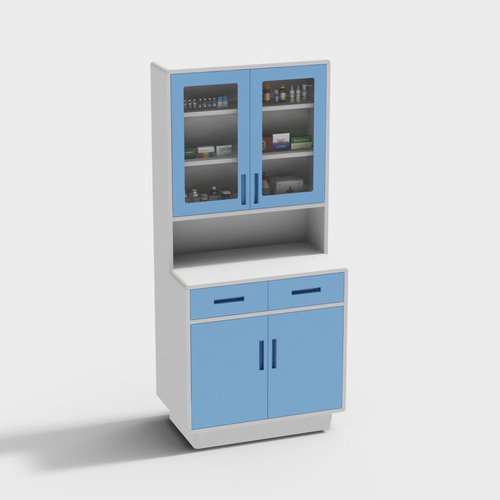 Armadio Alto nella Spogliatoio Ospedaliero Moderna