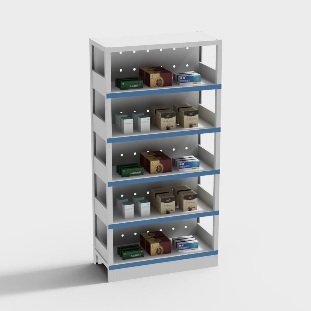 Modern Pharmacy Drug Shelf Style Two