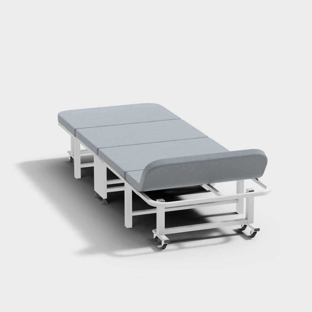 Elegant Medical Folding Bed 3D model