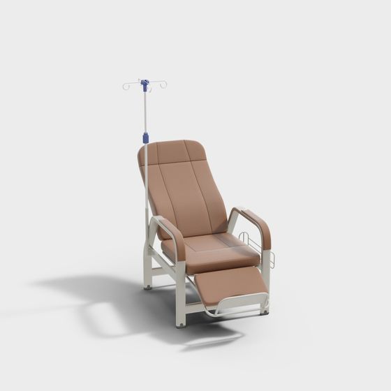 Hospital Bed Chair 3D model