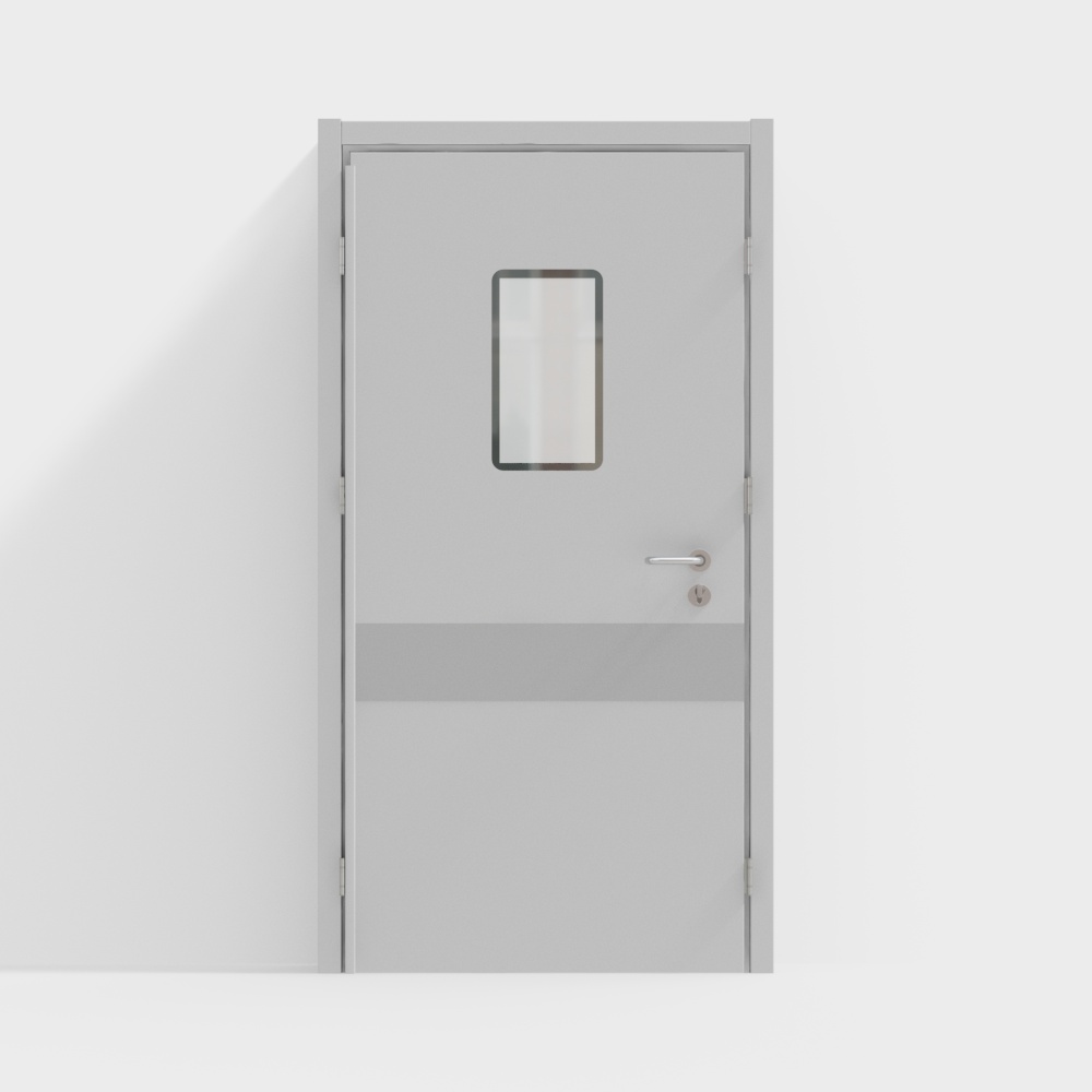 Modelo electrostático de puerta de apertura sencilla para hospital moderno