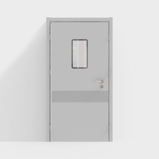 Modelo electrostático de puerta de apertura sencilla para hospital moderno