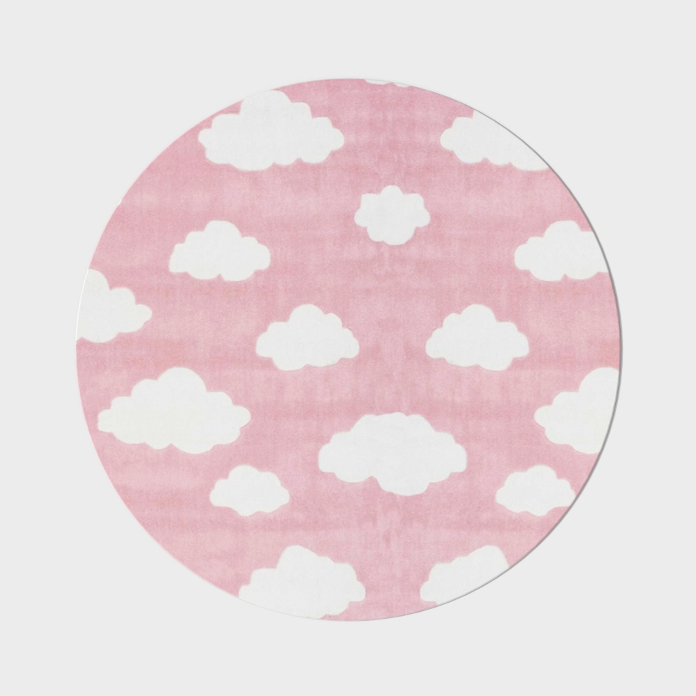 Thảm tròn cho trẻ em hiện đại