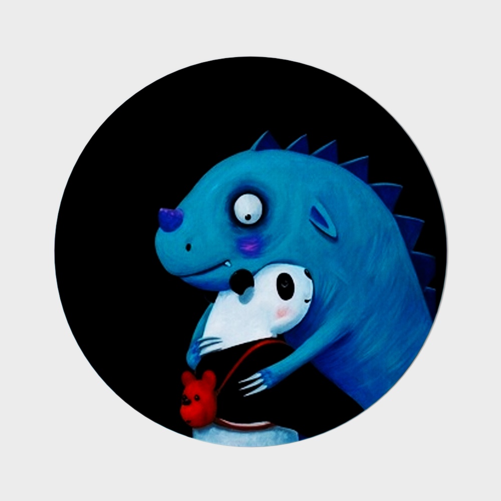 Modern Children's Round Carpet