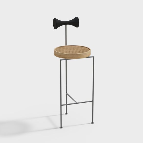 Urban Luxury Bar Stool 3D model