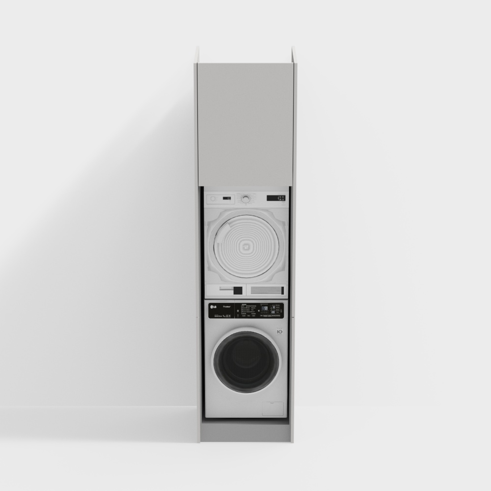 Modern Washing Machine Cabinet