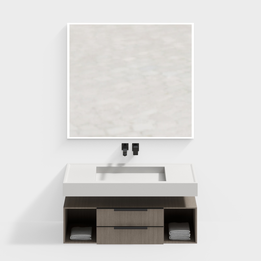 современный умывальник