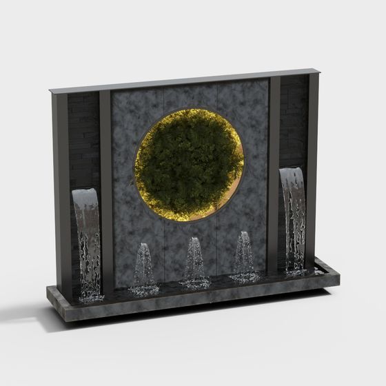 Urban Green Wall 3D model