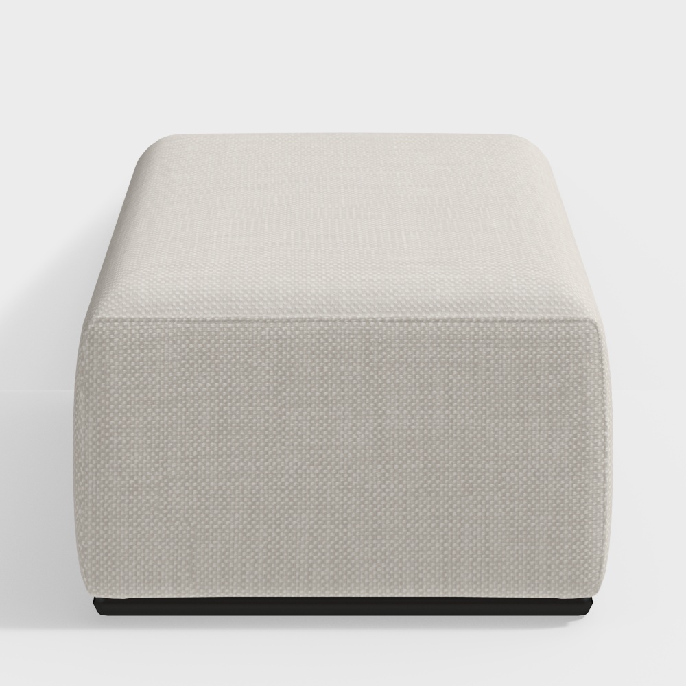 Nemo Sofa Ottoman - Cream Fabric