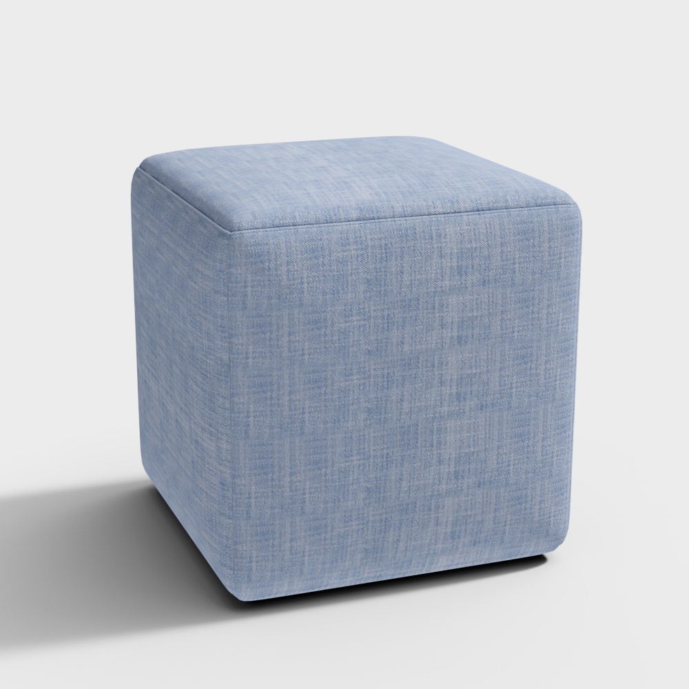Bri Sofa Cube_Light Blue Fabric
