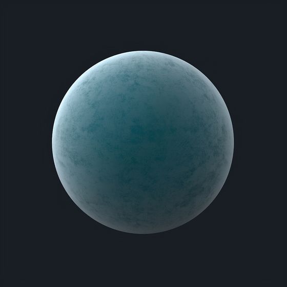 Luxurious Blue KS Velvet 25 Shape 3D Model in PBR Material