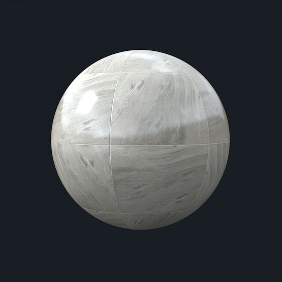 Ks Floor Tile 3D Model in White