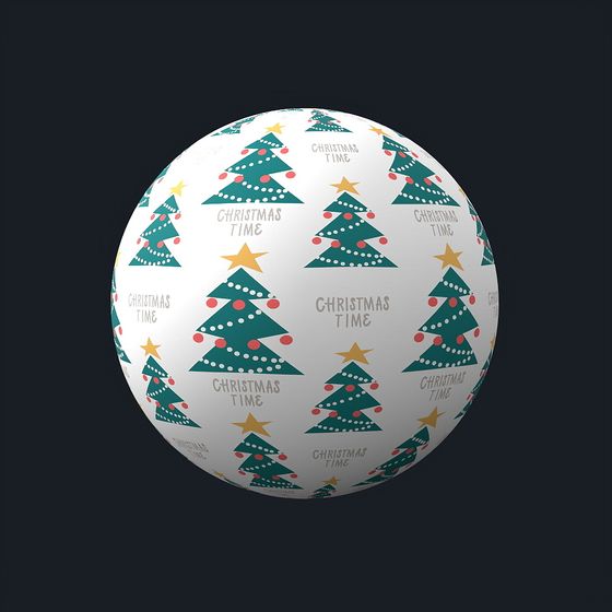 Blue KS Cartoon Wallpaper 3D Model