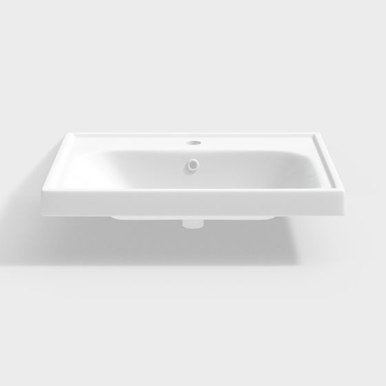 Minimalist Floating Sink 3D model