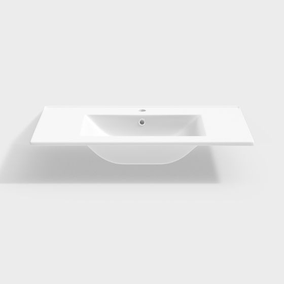 Sleek Floating Sink 3D model