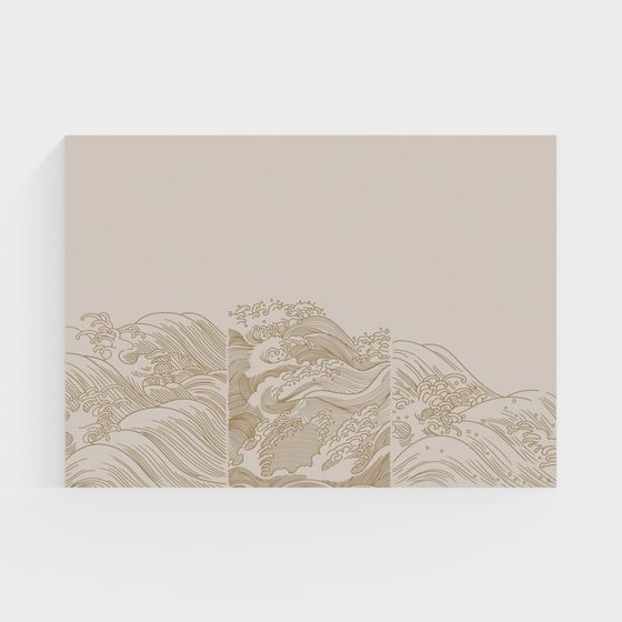 Dance of Waves 3D Model