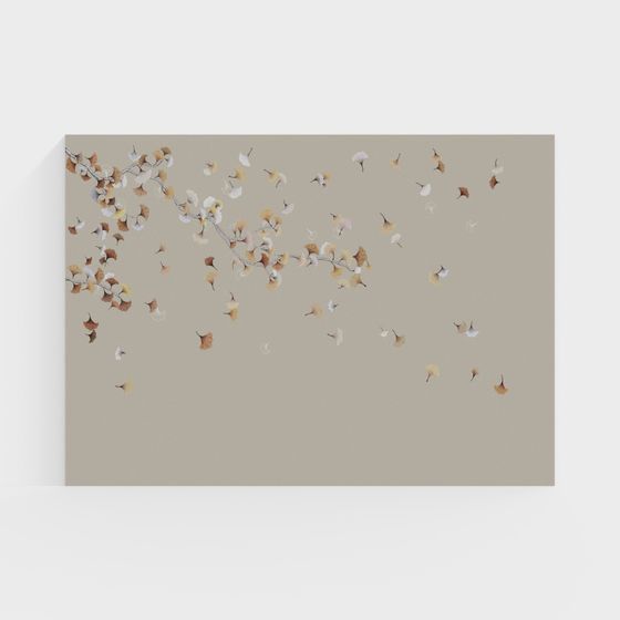 Autumn Leaves Vine 3D model for Creative Projects