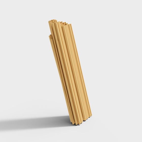Futuristic Streamlined Column 3D model