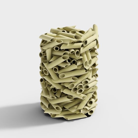 Unique Pasta Tower 3D model