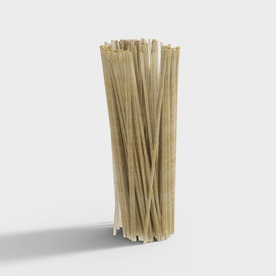 Bamboo Grove Pillar 3D Model