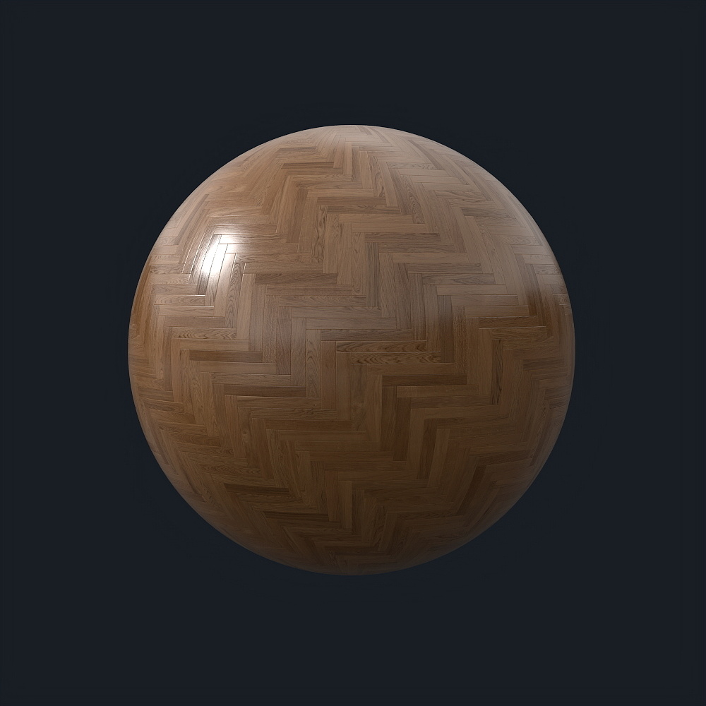 Matte Herringbone Floor - 37