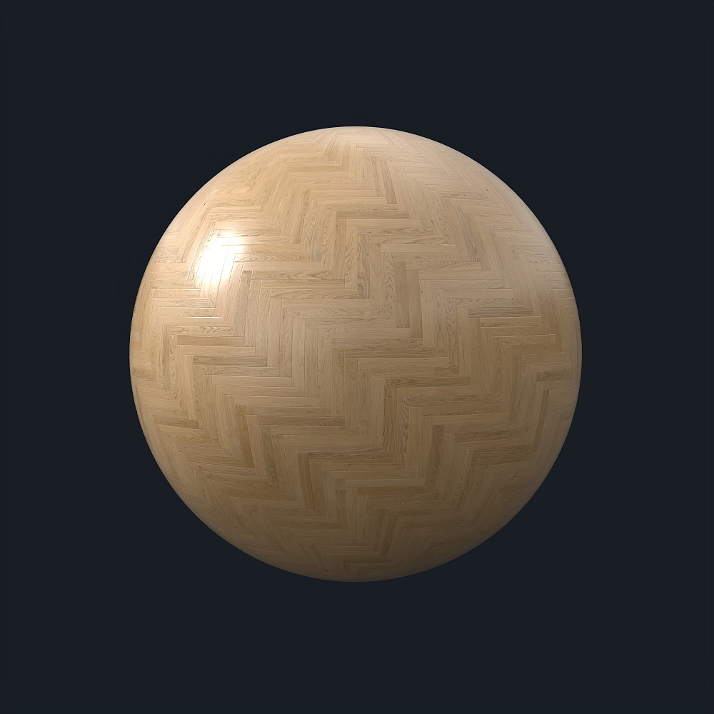 Herringbone Floor - Matte - 1