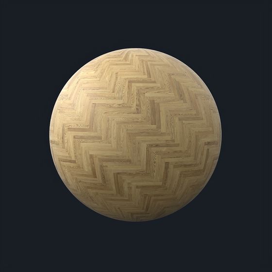 Renzi Flooring Matte Yellow PBR 3D Model