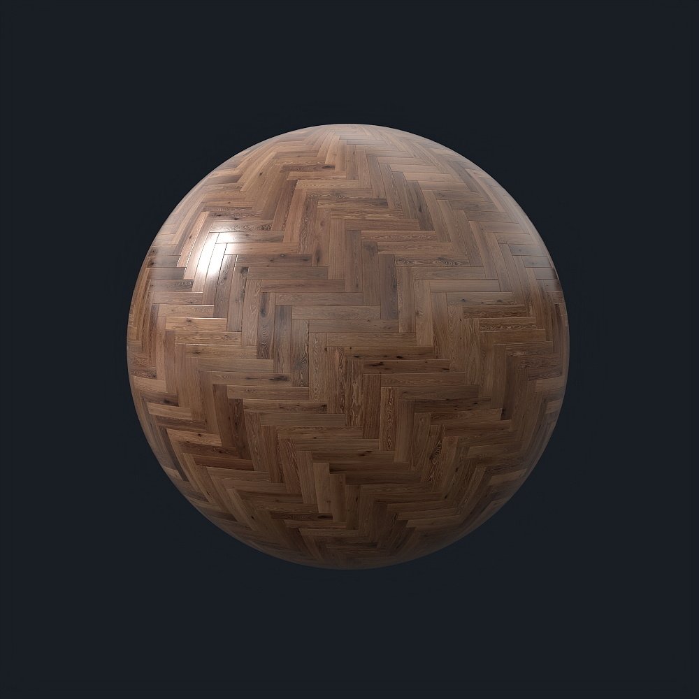 Matte Herringbone Floor