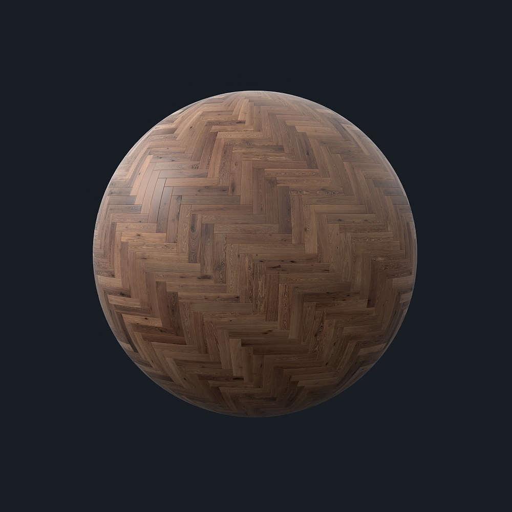 Matte Herringbone Floor - 63