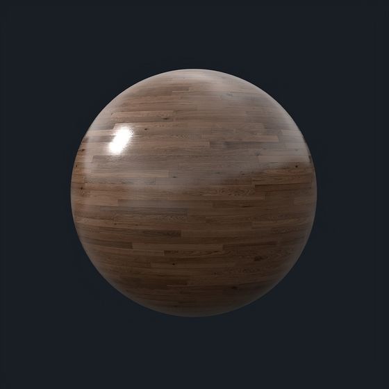 Brown Long Floor Matte with PBR Textures
