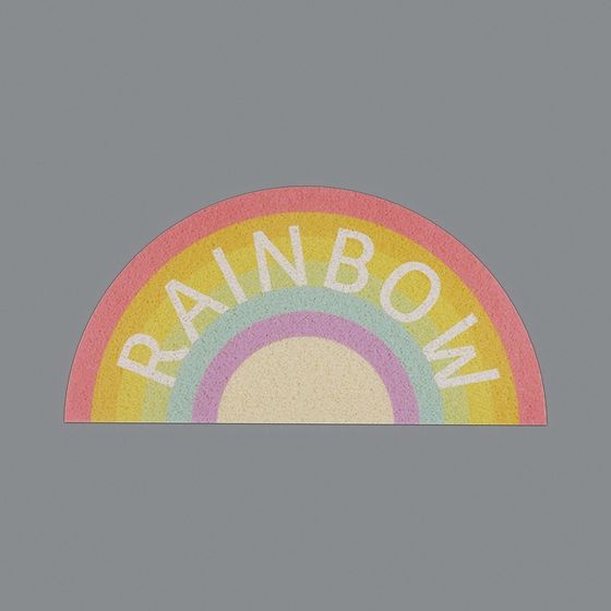 Rainbow Sign 3D model - Colorful and Dreamy