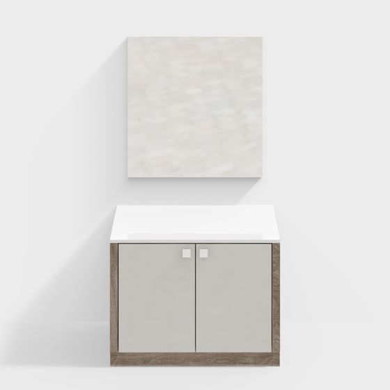 Urban Alley Storage Cabinet 3D model