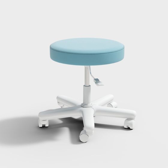 Stylish Rotating Office Chair 3D model