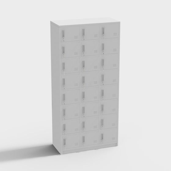 Modern School Locker 3D model for Creative Projects